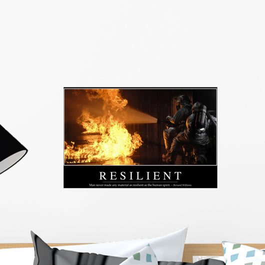 Resilient Inspirational Quote and Wall Decal
