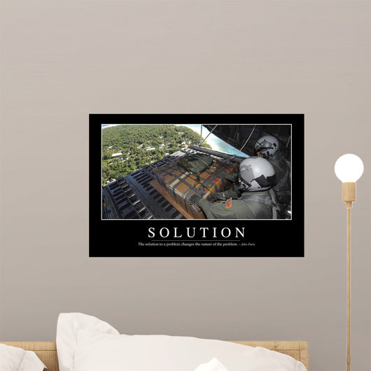 Solution Inspirational Quote and Wall Decal Design 2