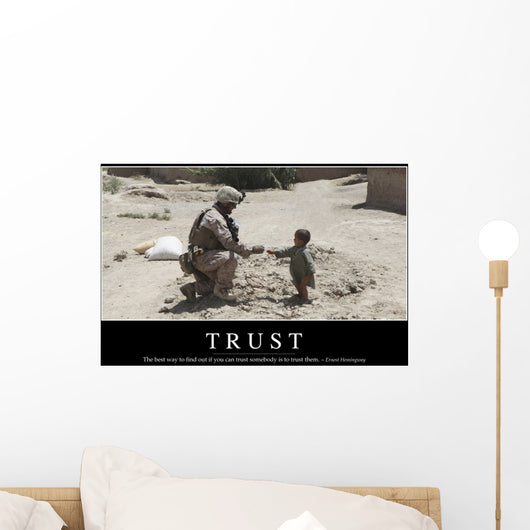 Trust Inspirational Quote and Wall Decal