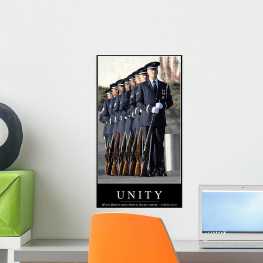 Unity Inspirational Quote and Wall Decal Design 2