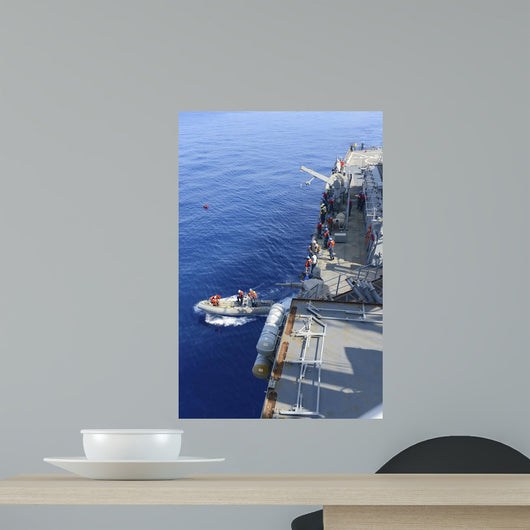 Sailors Execute Rescue Operations Wall Decal