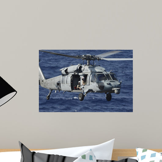 Mh-60s Seahawk Helicopter Wall Decal