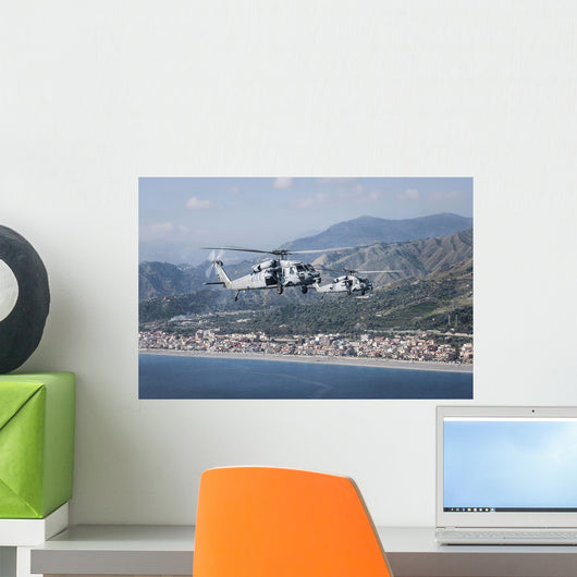 Mh-60s Sea Hawk Helicopters Wall Decal Design 12