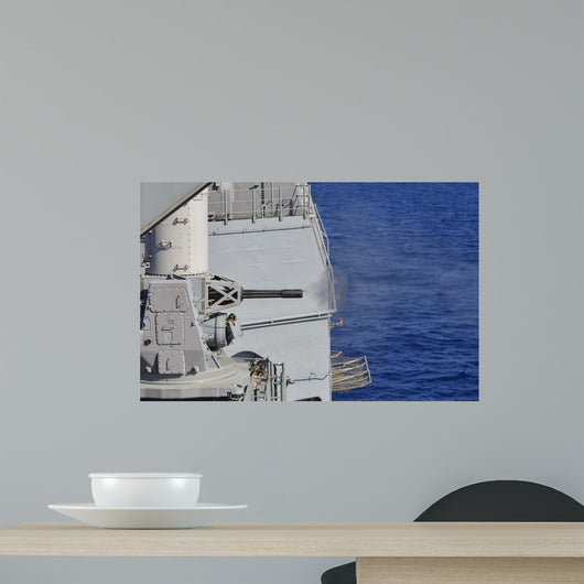 Uss Monterey Fires Close-in Wall Decal