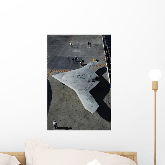 Experimental X-47b Unmanned Combat Wall Decal