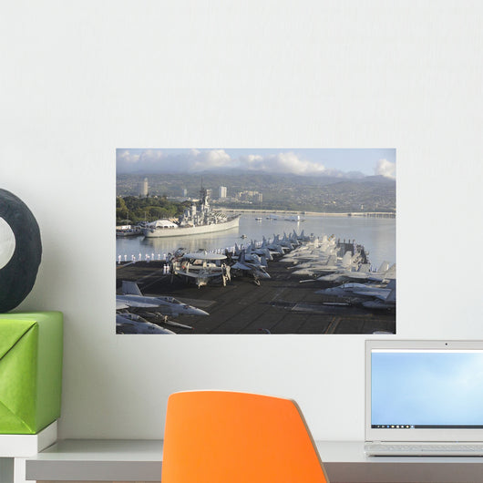 Sailors Man Rails Uss Wall Decal Design 2
