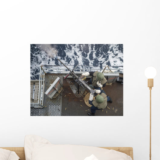 Sailors Fire 50-caliber Machine Wall Decal Design 1