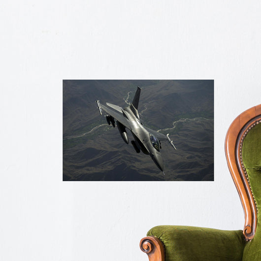 F-16c Fighting Falcon Flies Wall Decal