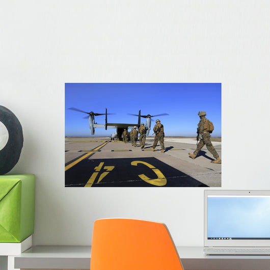 Us Marines and Sailors Wall Decal Design 2