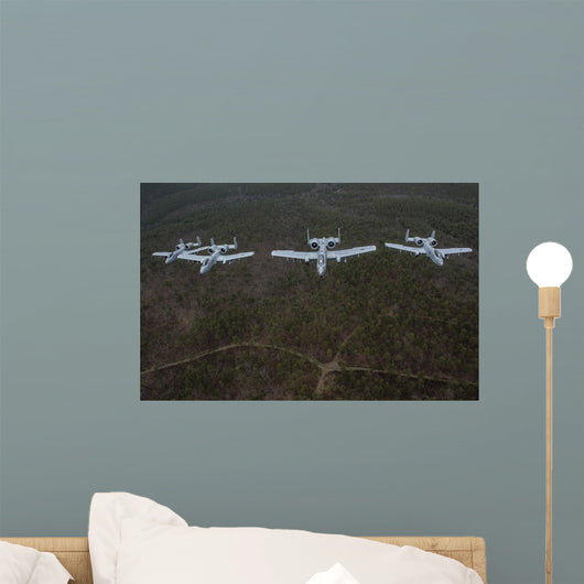 A-10 Thunderbolt Ii's Flying Wall Decal Design 3