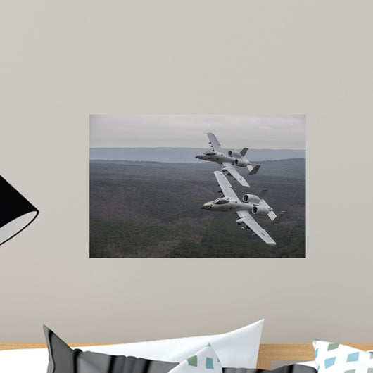 A-10 Thunderbolt Ii's Flying Wall Decal Design 1