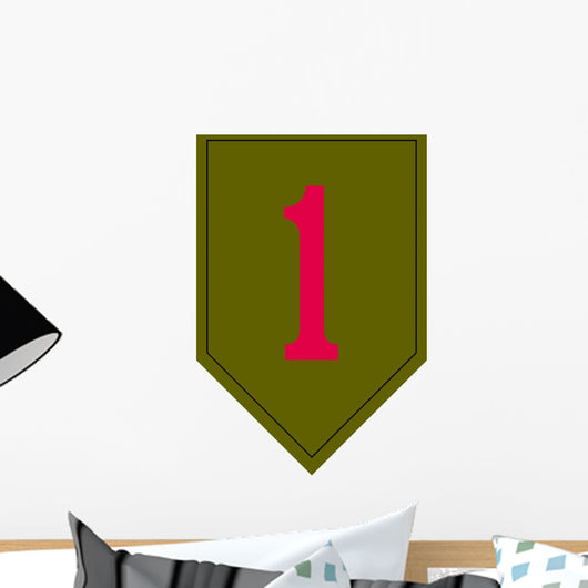 1st Infantry Division Shoulder Wall Decal