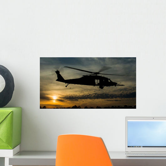 Us Army Uh-60 Black Wall Decal