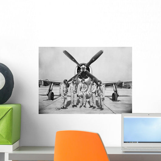 Test Pilots Stand Front Wall Decal