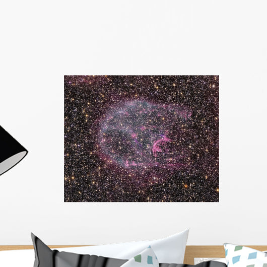 Intricate Wisps Glowing Gas Wall Decal