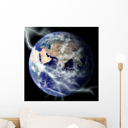 Digitally Enhanced Image Full Wall Decal Design 1