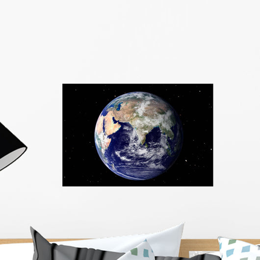 Full Earth Showing Europe Wall Decal Design 1