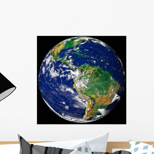Full Earth Showing South Wall Decal Design 2