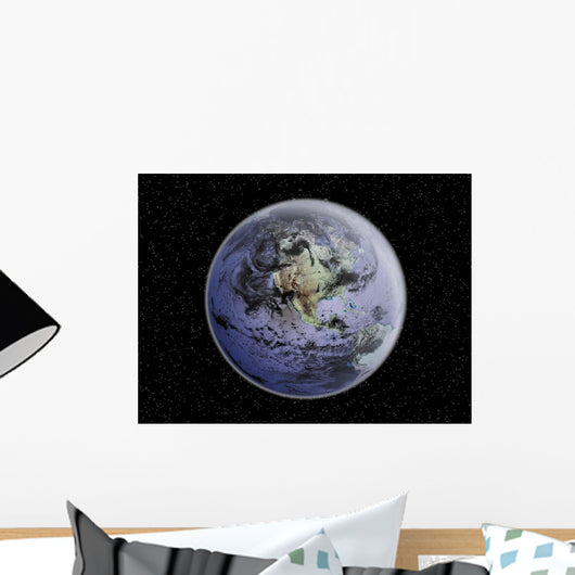 Digitally Enhanced Image Full Wall Decal Design 2