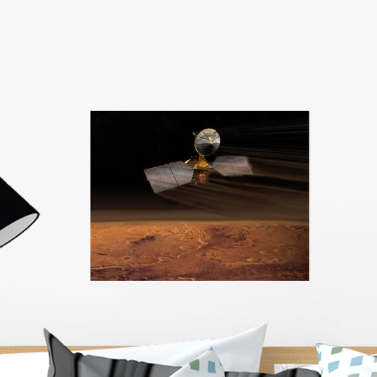 Mars Reconnaissance Orbiter Wall Decal Design 1