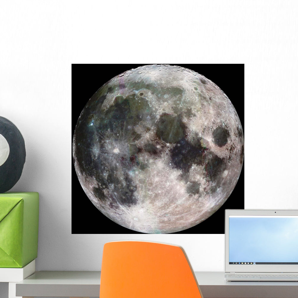 Full Moon Wall Decal Design 1 - WallMonkeys.com – Wallmonkeys