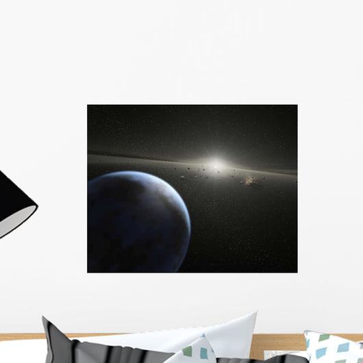 Massive Asteroid Belt Orbit Wall Decal