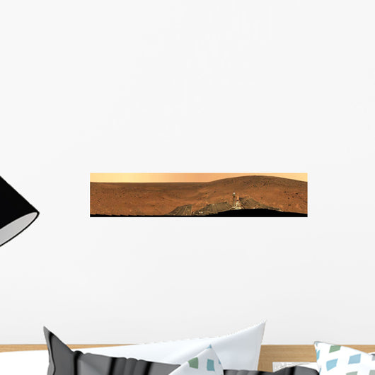 Panoramic Mars Wall Decal Design 1