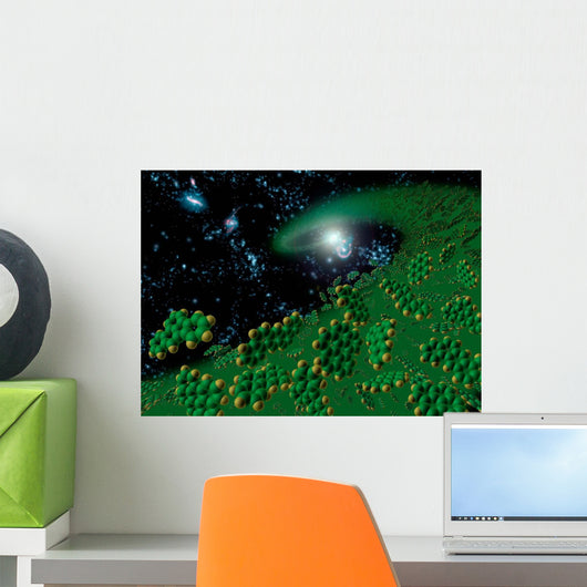 Spitzer Finds Life Components Wall Decal