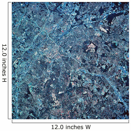 Satellite Charlotte North Carolina Wall Decal