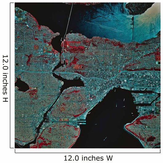 Satellite Seattle Washington Wall Decal