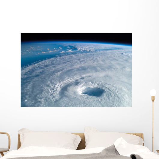 Close-up Eye Hurricane Isabel Wall Decal Design 1