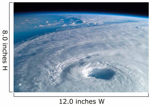 Close-up Eye Hurricane Isabel Wall Decal Design 1