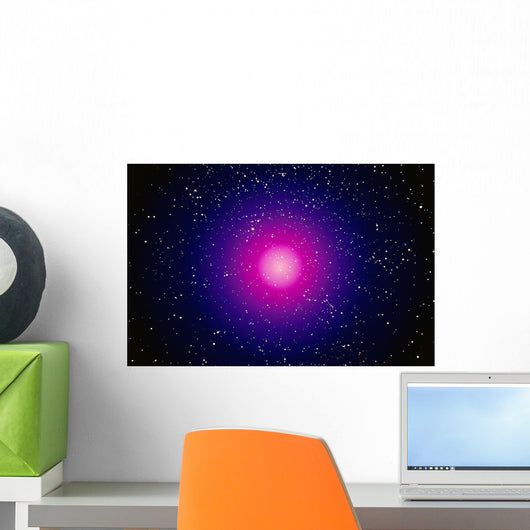 Computer Enhanced Galaxy Wall Decal