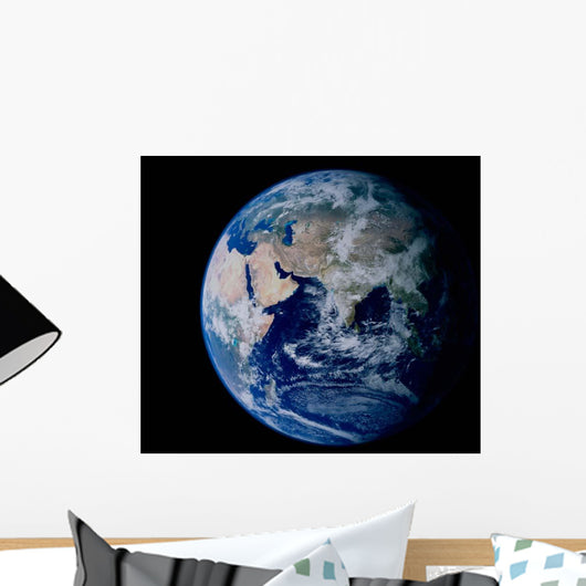 Earth from Space Showing Wall Decal Design 1
