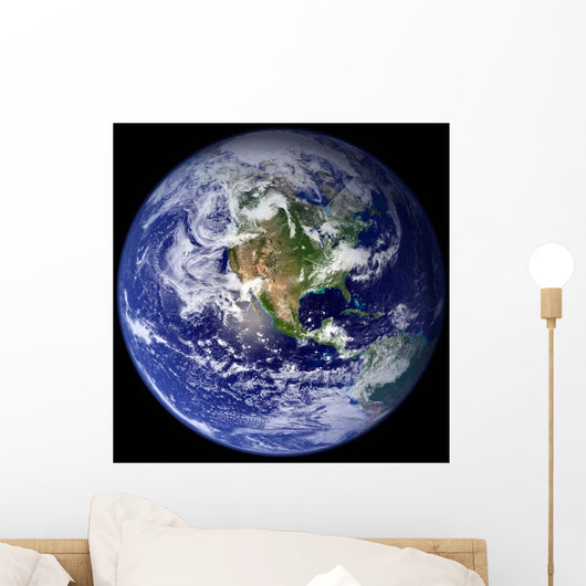 Earth Showing Western Hemisphere Wall Decal