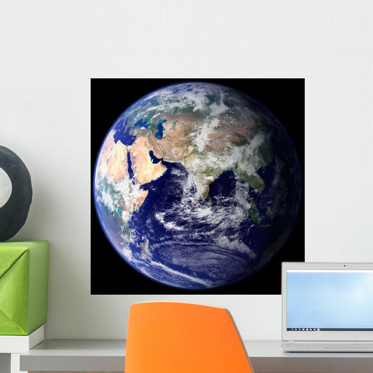 Earth from Space Showing Wall Decal Design 2