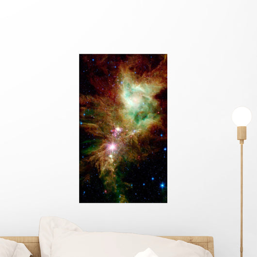 Newborn Stars Christmas Tree Wall Decal