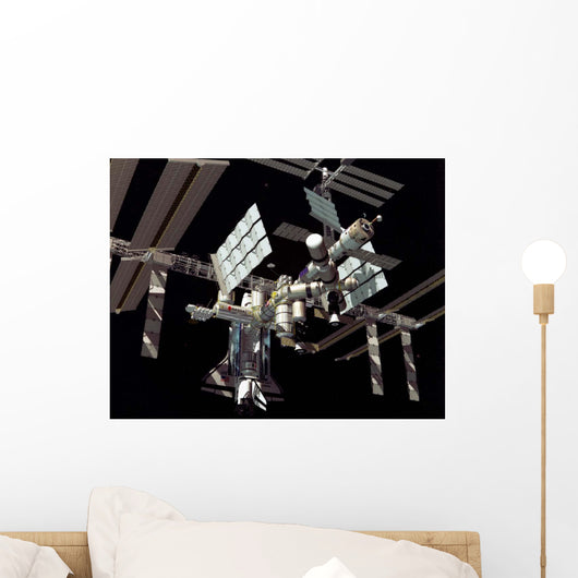 Illustration Space Shuttle Is Wall Decal