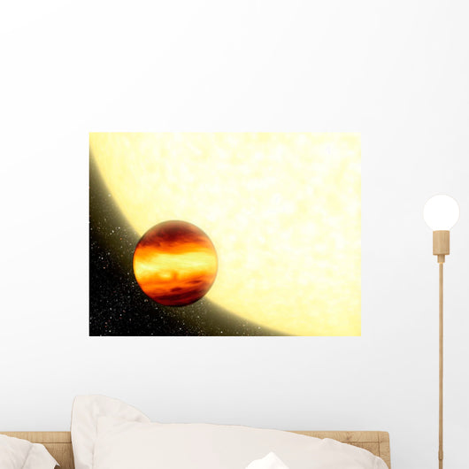 Gas-giant Planet Orbiting Very Wall Decal
