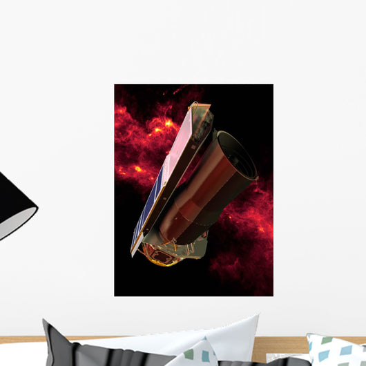 Spitzer Seen against Infrared Wall Decal Design 1