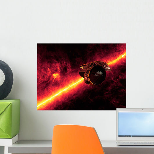 Spitzer Seen against Infrared Wall Decal Design 3