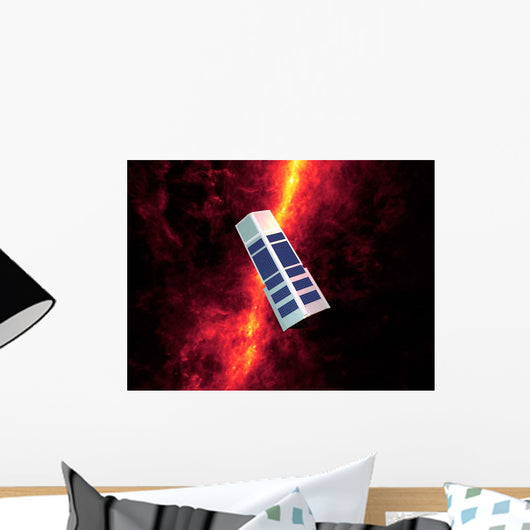 Spitzer Seen against Infrared Wall Decal Design 4