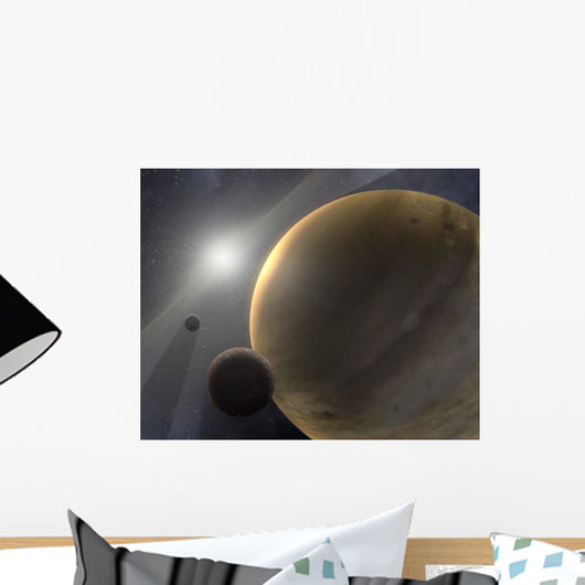 Hypothetical 10-million-year-old Star System Wall Decal