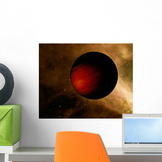 Illustration Hot Jupiter Called Wall Decal