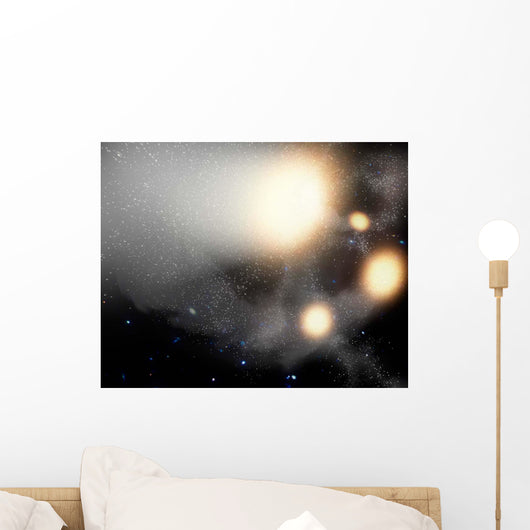 Smash-up Galaxies Wall Decal
