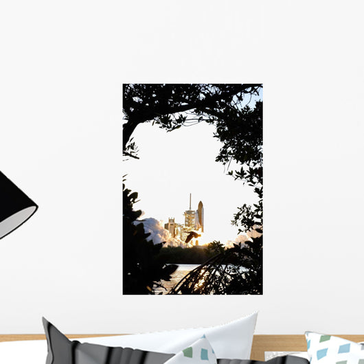 Space Shuttle Atlantis Liftoff Wall Decal