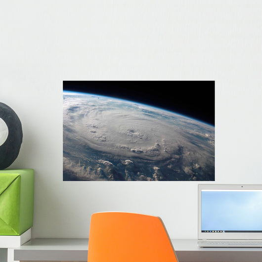 Hurricane Felix over Caribbean Wall Decal Design 1