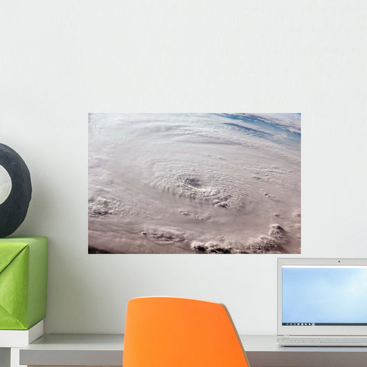 Hurricane Felix over Caribbean Wall Decal Design 2