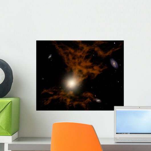 Supermassive Black Hole Galaxy's Wall Decal