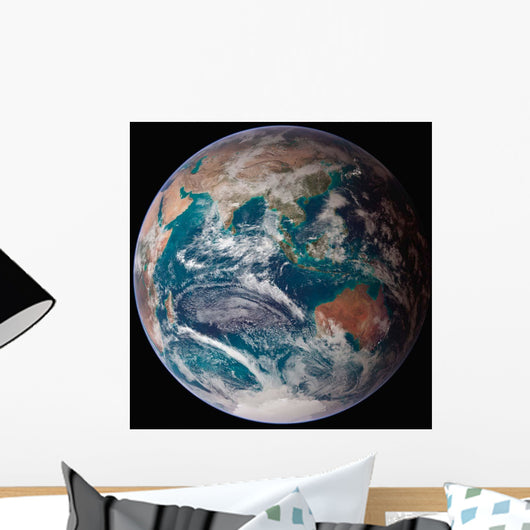 Full Earth Showing Global Wall Decal Design 1